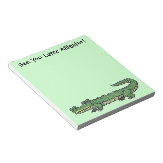 Alligator Note Pad Notizblock (angewinkelt)
