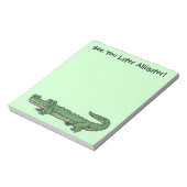 Alligator Note Pad Notizblock (Rotiert)