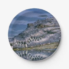 Alligator Pappteller