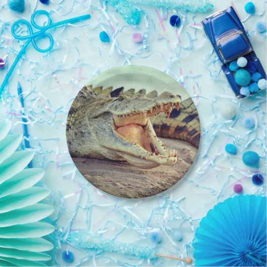 Alligator Pappteller (Party)