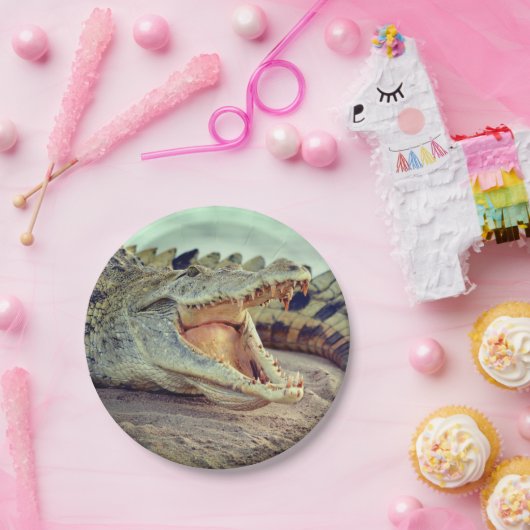 Alligator Pappteller (Party)