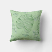 Alligator Pillow – Jungle Letter A – Custom Name  Kissen (Rückseite)