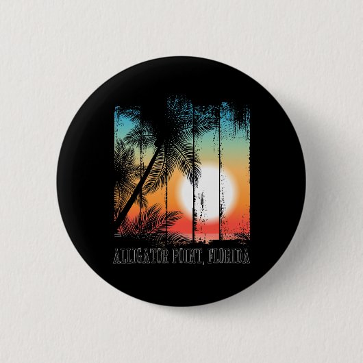 Alligator Point Florida Beach Palms Ferienwohnung Button (Vorderseite)