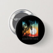 Alligator Point Florida Beach Palms Ferienwohnung Button (Vorne & Hinten)