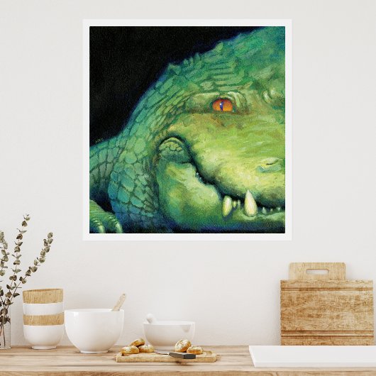 Alligator Poster (Küche)