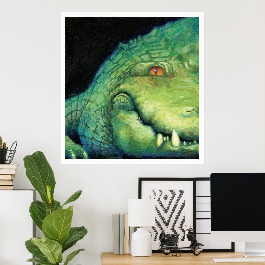 Alligator Poster (Heimbüro)