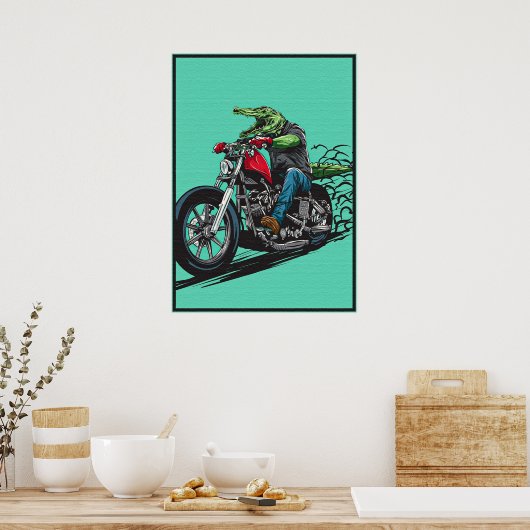 Alligator Poster (Küche)