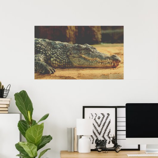 Alligator Poster (Heimbüro)