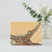 Alligator Postkarte (Stehend Vorderseite)