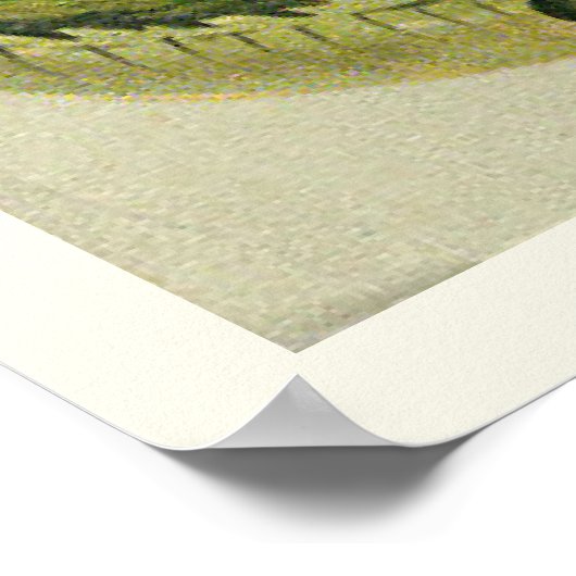 Alligator Print 1 Poster (Ecke)