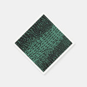 Alligator Print Paper Cocktail Napkins Serviette (Ecke)