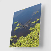 ALLIGATOR QUADRATISCHE WANDUHR (Winkel)
