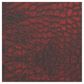 Alligator Red Imitats Leather Stoff (Nahaufnahme)