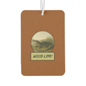 Alligator Saddle Brown Auto/Truck Air Freshener Autolufterfrischer (Rückseite)