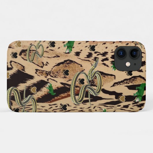 Alligator, Schlangen iPhone Case (Rückseite (Horizontal))