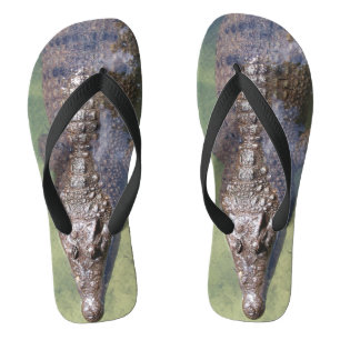 Alligator-Schlappen Badesandalen