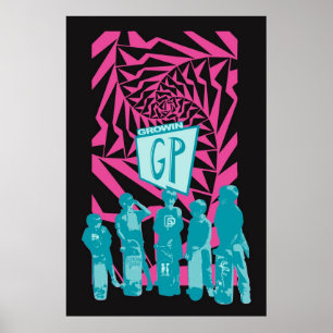 "Alligator schmerzt" Plakat