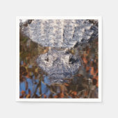 Alligator Serviette (Vorderseite)