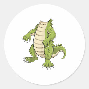 Alligator Shirt Erwachsene Kinder Männer Frauen Kr Runder Aufkleber