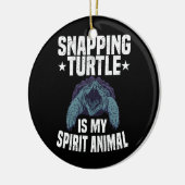 Alligator Snapping Turtle Vater Pater Pet Turtle Keramik Ornament (Links)