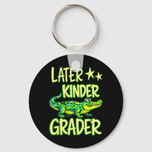 Alligator später Kind Grader letzter Schultag Ende Schlüsselanhänger