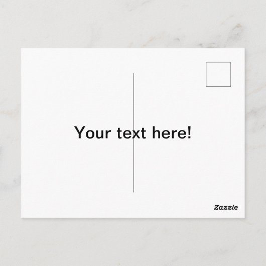 Alligator später postkarte (Rückseite)