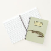 Alligator Spiral Notebook Notizblock (Innenseite)