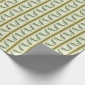 Alligator-Streifen Geschenkpapier (Ecke)
