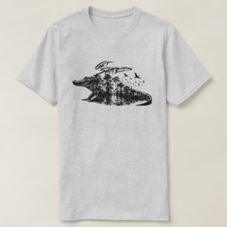Alligator-Sumpf überschwemmen T-Shirt