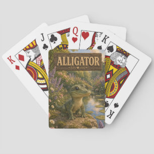 Alligator Süßes Baby-Geschichtenbuch-Nursery-Tier Spielkarten