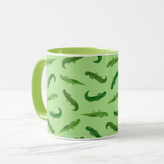 Alligator Tasse (Vorderseite Links)