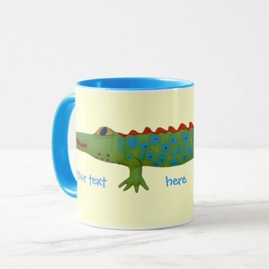 Alligator Tasse (Vorderseite Links)