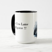Alligator Tasse (Vorderseite Links)
