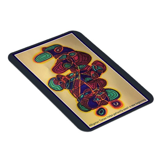 Alligator Totem Magnet (Rechte Seite)