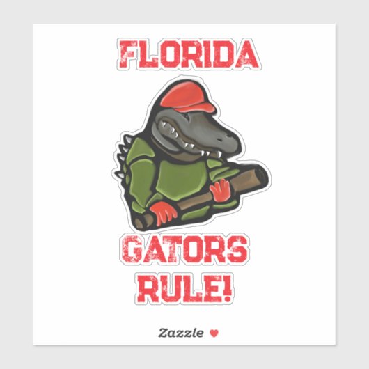 ALLIGATOR TRUMP 2025 AUFKLEBER (Blatt)