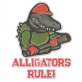 ALLIGATOR TRUMP 2025 AUFKLEBER (Vorderseite)
