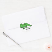 Alligator Tshirts und Geschenke Runder Aufkleber (Umschlag)