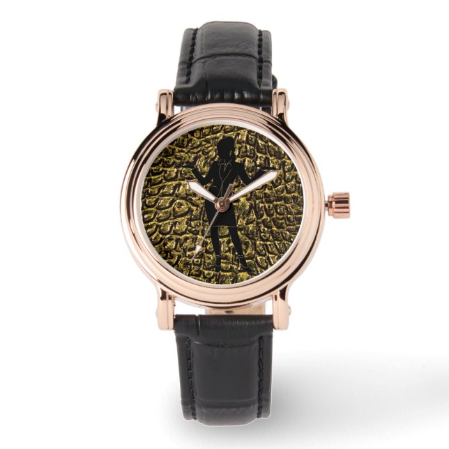 "Alligator"-Uhr Armbanduhr (Vorderseite)