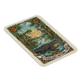 Alligator und Luftboot Everglades-Nationalpark Magnet (Rechte Seite)