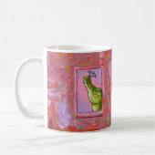 Alligator- und Vogelbalance der einzigartigen Kaffeetasse (Links)