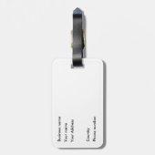 Alligator. Vertraulich Gepäckanhänger (Rückseite vertikal)