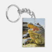 Alligator. Vertraulich Schlüsselanhänger (Vorderseite links)