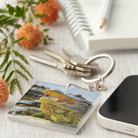 Alligator. Vertraulich Schlüsselanhänger (Vorderseite rechts)