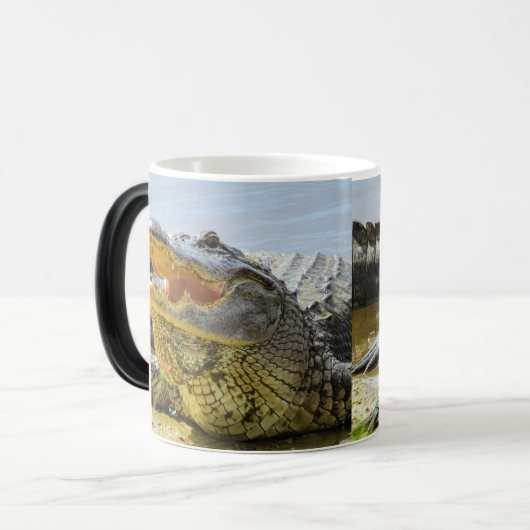 Alligator. Vertraulich Verwandlungstasse (Vorderseite Links)