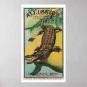 Alligator (Vintager chinesischer Firecracker) Poster (Vorne)