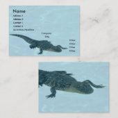 Alligator-Visitenkarte Visitenkarte (Vorne/Hinten)