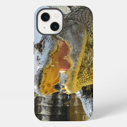 Alligator. Von Angesicht zu Angesicht iPhone Hülle (Rückseite)