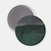 Alligator ~ Was ist im Dunkeln? Magnet (Vorderseite/Rückseite)