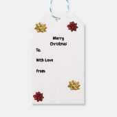 Alligator Weihnachtsbaum-Geschenkmarke Geschenkanhänger (Vorderseite)