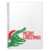 Alligator Weihnachtsheft Notizblock (Vorderseite)